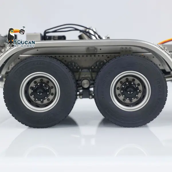 1/14 3-way 8x8 RC Hydraulic Dumper Car Remote Control Dump Truck Tipper K3363 Assembled Unpainted Models Light Sound System