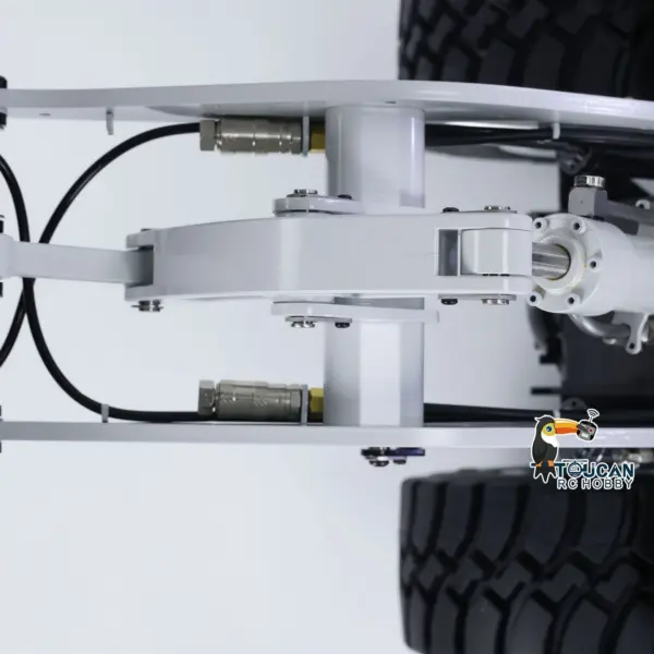 1/14 RC Metal Hydraulic Loader WA480 Remote Control Construction Heavy Machine Quick Coupler Fork Bucket Light Sound ST8 Radio