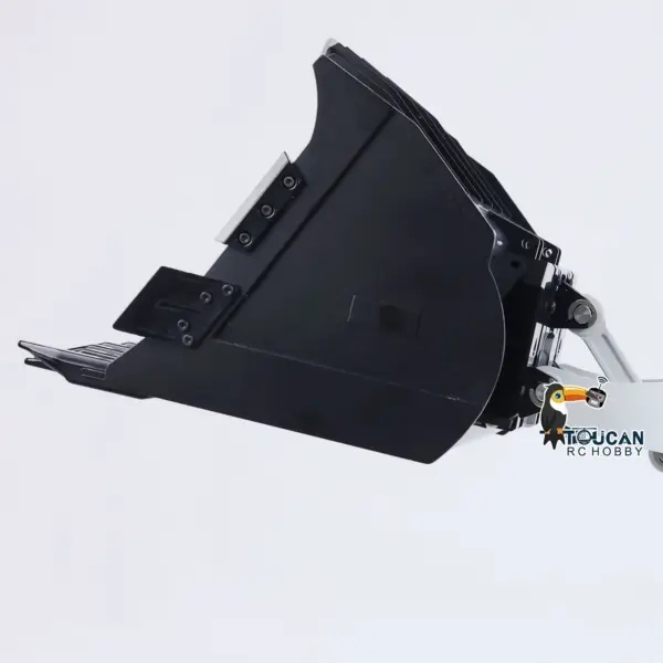 1/14 RC Metal Hydraulic Loader WA480 Remote Control Construction Heavy Machine Quick Coupler Fork Bucket Light Sound ST8 Radio