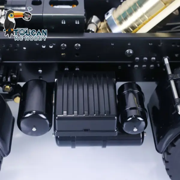 LESU 1/14 Painted RTR RC Hydraulic Dump Truck 8X8 for Metal Chassis Lock Differential Steering Servo Charger ESC