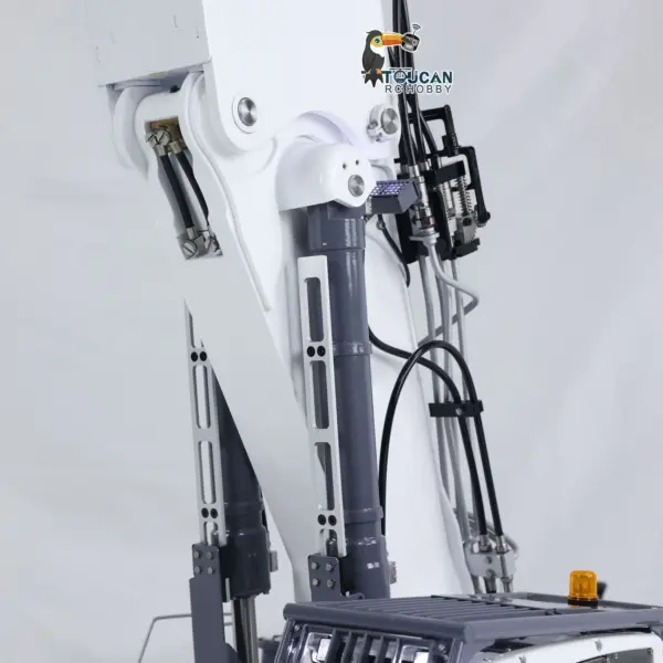1/14 RC Full Hydraulic Excavator LESU Aoue LR960 Demolition Digging Arm Pump Lights Two Arms Digger 13CH Valve Car Model PNP