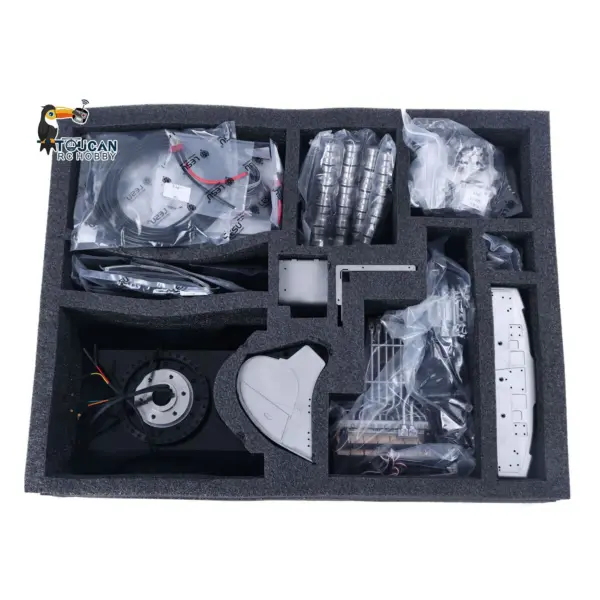 LESU 1:14 Scale LR945 RC Hydraulic Excavator Metal Remote Controlled Earth Digger 945 Model Kits Unassembled Unpainted With Lights