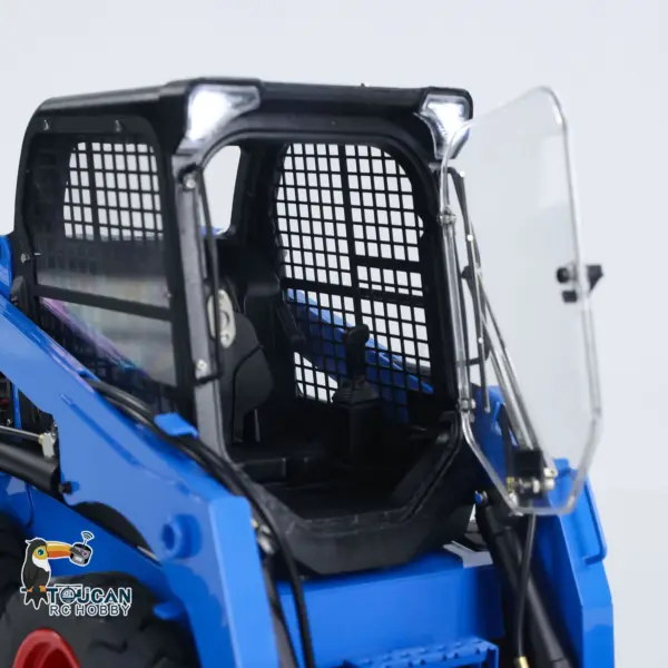 Metal 1/14 Hydraulic RC Skid-Steer Loader SM450 Remote Control Wheeled Car Model
