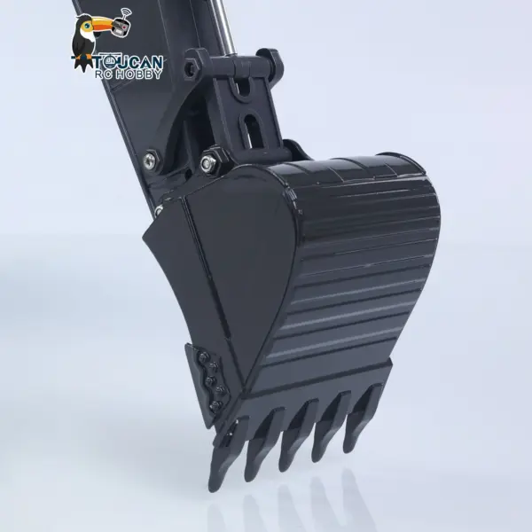 HUINA Toy 1/14 RC Tracked Excavator Car Ready To Run 592 Model Assembled Painted Gifts 2.4Ghz Radio Light Sound Tracks Battery