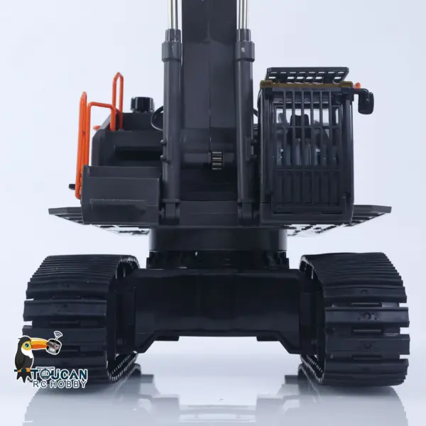 HUINA Toy 1/14 RC Tracked Excavator Car Ready To Run 592 Model Assembled Painted Gifts 2.4Ghz Radio Light Sound Tracks Battery