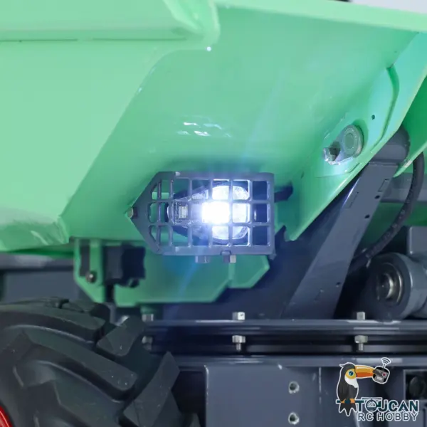 LESU 1/14 4X4 Painted AOUE 6MDX Metal Articulated Remote Controlled Hydraulic Dumper Truck Tipper Car ESC PNP Motor