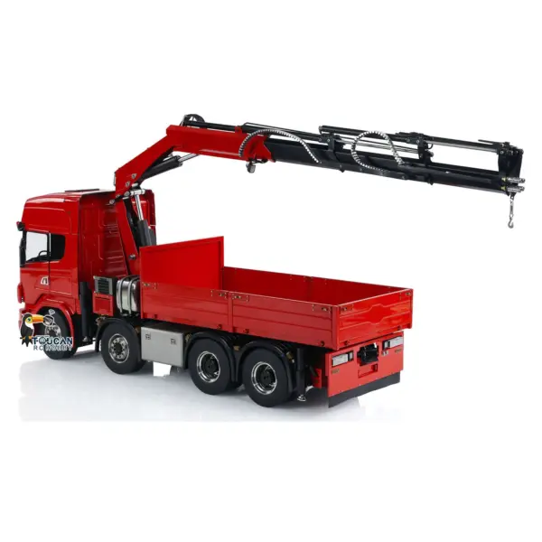 TOUCAN 1/14 8x8 Hydraulic RC Crane Tractor Truck Electric Radio Controlled Car Quick Attached Bucket 3-speed Transmission