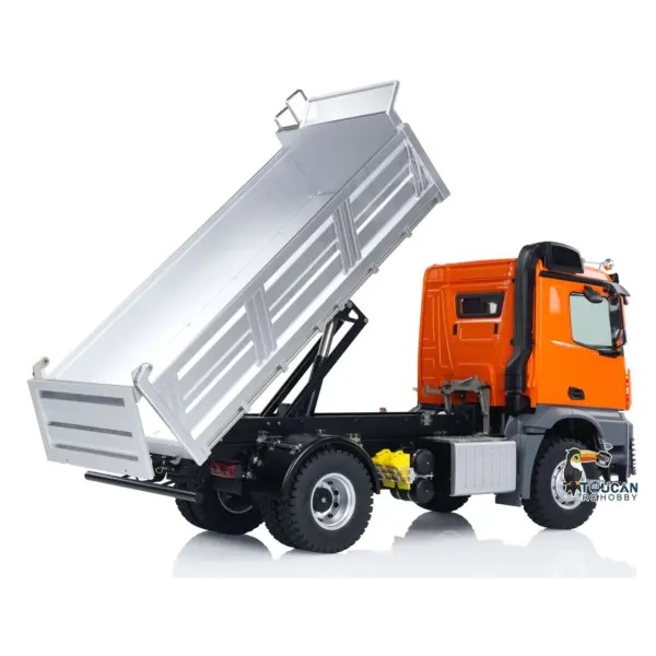 1/14 Kabolite 5701 RC Dump Truck 4x4 Remote Control Dumper Car Sound Light Simulation Engineering Vehicle Hobby Model