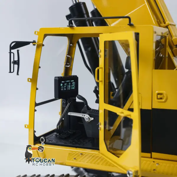 LESU 1/14 Metal Hydraulic RC Excavator C374F Remote Control Heavy Construction Digger Model Paladin PL18EV LITE 6CH Valve Sound Light Battery LCD Screen Motor