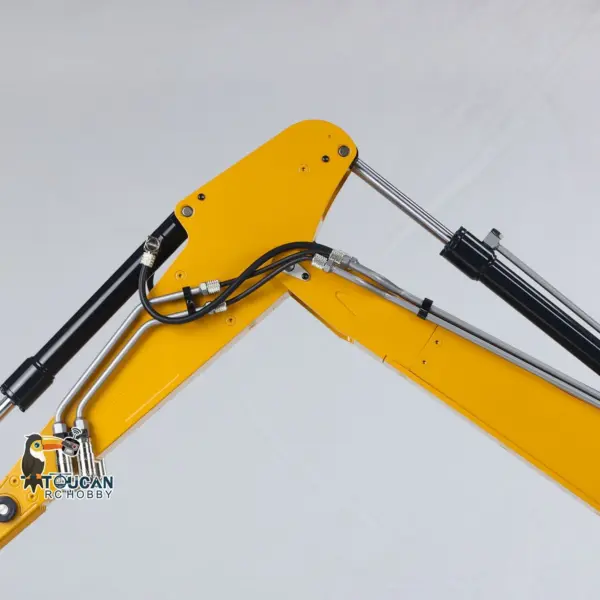 MTMODEL 1/14 946 Metal RC Hydraulic Excavator Wireless Controlled Construction Machine 2 Arms Model Clamshell Bucket Ripper