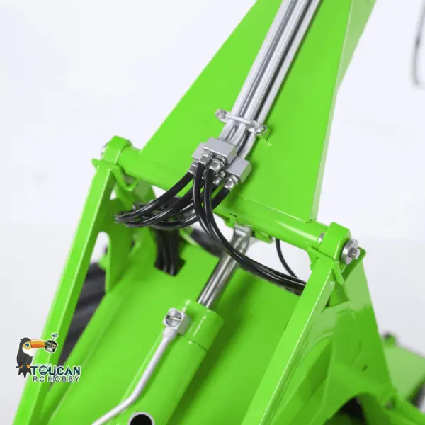 TOUCAN 1/14 RC Hydraulic Log Loader LESU AOUE 225A Remote Control Sugarcane Loader Grabber 4CH Valve RTR Model Battery Radio