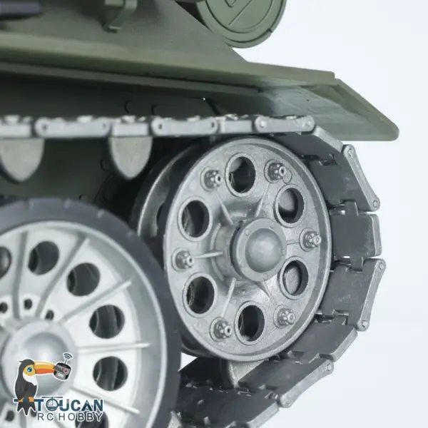 Henglong 1/16 7.0 Soviet T34-85 RC Tank 3909 360 Degrees Metal Wheels Tracks Wheels Suspension Radio Controller Infrared Combating Transmitter & Receiver