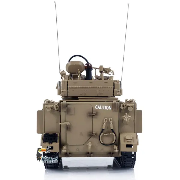 TD 1/16 RC Military Tank M2412-A M113A1 MRV 320 Turret Rotary Barrel Recoil Elevation Infrared Driving Wheel Idlers Gearbox