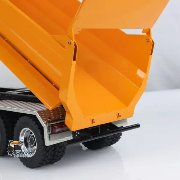 LESU 8x8 Hydraulic RC Dump Truck 1/14 RTR Metal Radio Control Tipper Car Model Assembled and Painted LED Light Sound System