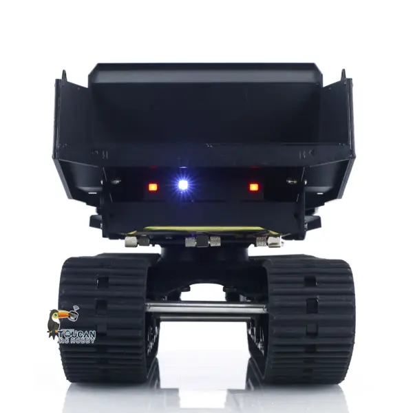 Metal 1/14 RC Hydraulic Crawler Dump Truck T14R Radio Controlled Tracked Tipper RTR Construction Vehicle ST8 Light Sound Battery