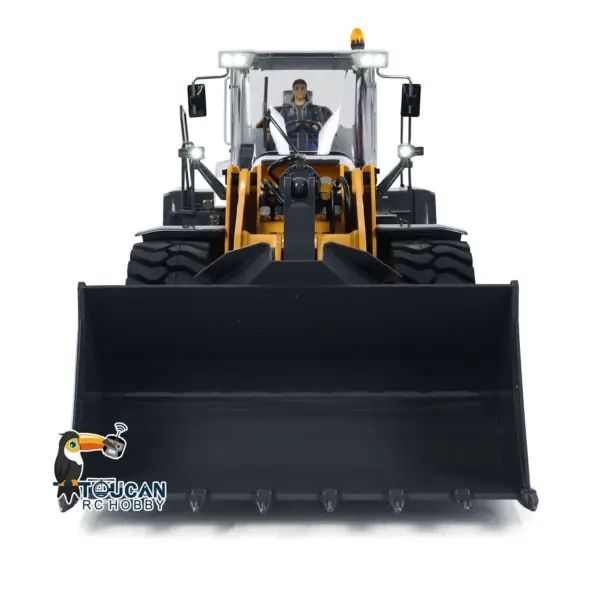XDRC 580 1/14 Metal RC Hydraulic Loader Ready To Run Engineering Vehicles DIY Model Smoke Unit Lights ESC Servo Motor