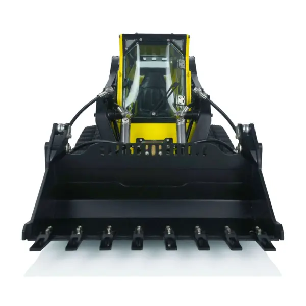 LESU 1/14 Scale Hydraulic Radio Controlled Loader Aoue LT5 Tracked Skid-Steer Loader Sweeper Dozer Blade Gripper Hay Clamp