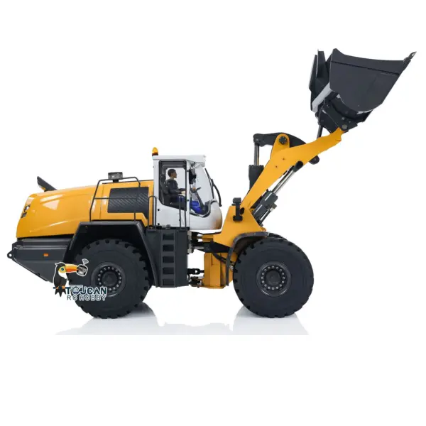 XDRC 580 1/14 Metal RC Hydraulic Loader Ready To Run Engineering Vehicles DIY Model Smoke Unit Lights ESC Servo Motor