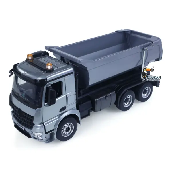 DoubleE E590 003 1/20 RC Dump Truck 6X6 Electric Lifting Remote Control Tipper Metal Gears Sounds Lights Model Vehicle RTR