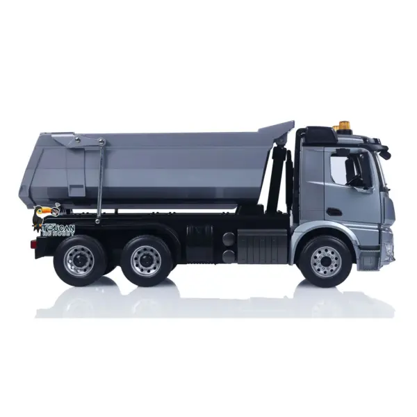 DoubleE E590 003 1/20 RC Dump Truck 6X6 Electric Lifting Remote Control Tipper Metal Gears Sounds Lights Model Vehicle RTR