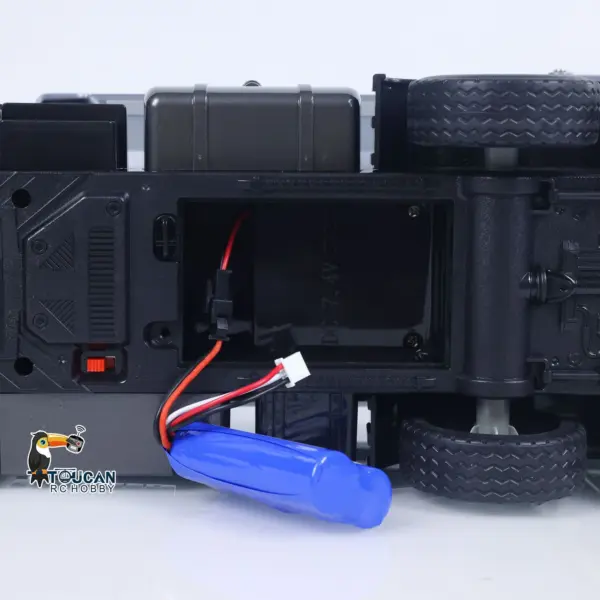 DoubleE E590 003 1/20 RC Dump Truck 6X6 Electric Lifting Remote Control Tipper Metal Gears Sounds Lights Model Vehicle RTR