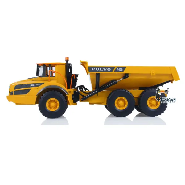 Plastic DoubleE E591 003 1/20 RC Articulated Dumper 6WD Electric Remote Control TruckMotor Battery USB Charging Cable RTR