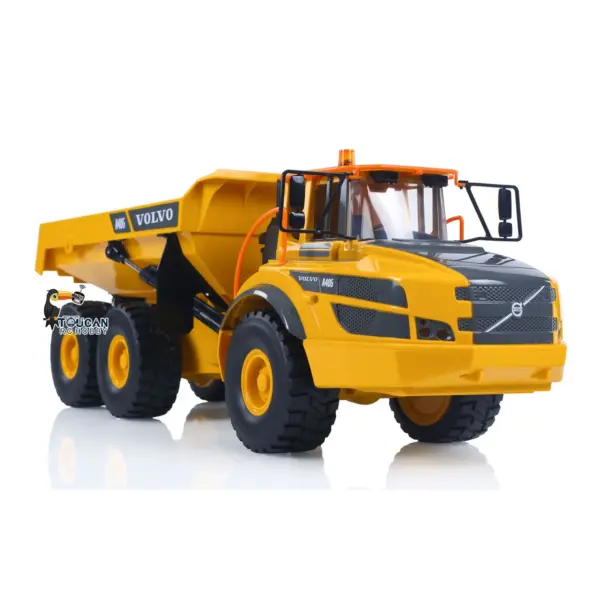 Plastic DoubleE E591 003 1/20 RC Articulated Dumper 6WD Electric Remote Control TruckMotor Battery USB Charging Cable RTR