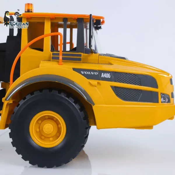Plastic DoubleE E591 003 1/20 RC Articulated Dumper 6WD Electric Remote Control TruckMotor Battery USB Charging Cable RTR