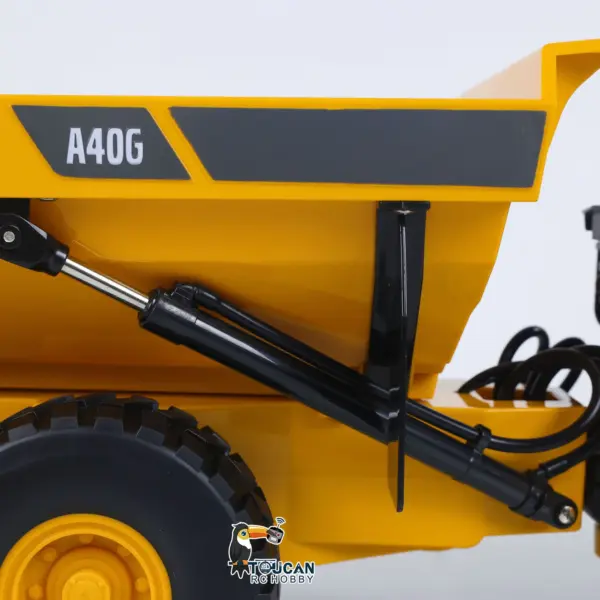 Plastic DoubleE E591 003 1/20 RC Articulated Dumper 6WD Electric Remote Control Truck VO Motor Battery USB Charging Cable RTR