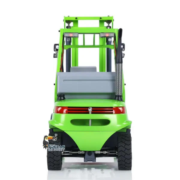 1/14 Metal Hydraulic RC Forklift Remote Controlled Wheeled Transfer Car Construction Vehicles Light Sound FlySky I6S Radio Controller PNP RTR