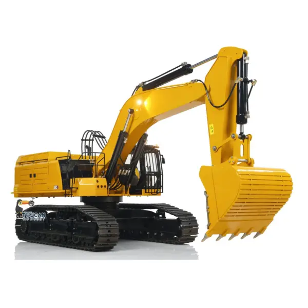 1/8 395 Metal RC Hydraulic Excavator Heavy Duty Digger RTR Radio Controlled Construction Vehicle FlySky ST8 Radio Brushless Motor 3CH Valve Light Battery Charger
