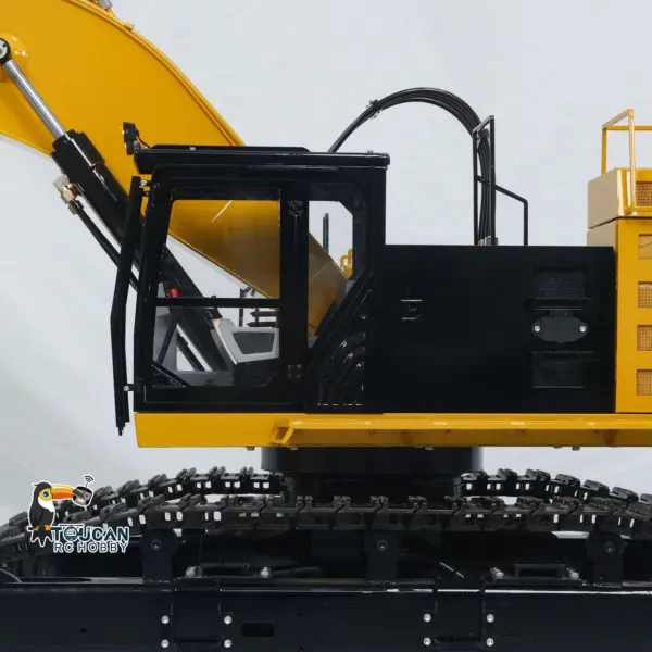 150KG! Metal 1/8 390F RC Hydraulic Excavator Heavy Duty Construction Vehicles Remote Control Digger ESC Servo RTR Light Sound System