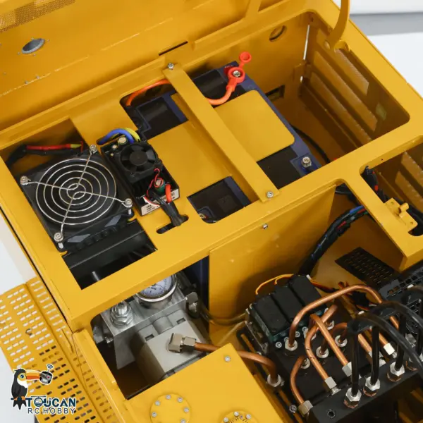 150KG! Metal 1/8 390F RC Hydraulic Excavator Heavy Duty Construction Vehicles Remote Control Digger ESC Servo RTR Light Sound System