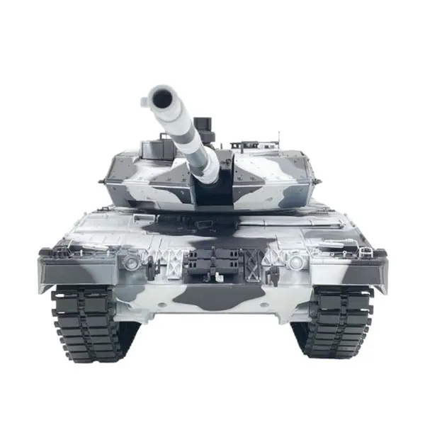 2.4G Henglong 1/16 7.0 Leopard2A6 RC Tank 3889 Metal Gearbox Suspension Bars BB IR Barrel Recoil Sound Smoking Light Battery