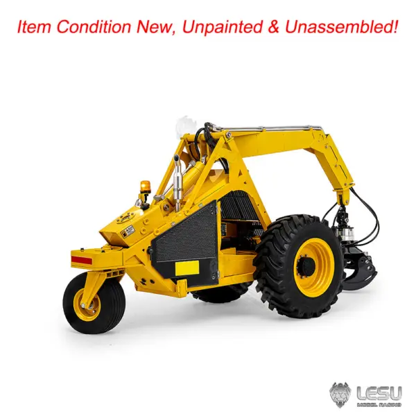 Unassembled Kit Model LESU Metal 1/14 Remote Control Hydraulic Log Loader AOUE 225A RC Sugarcane Loader Grabber 4CH Valve Light