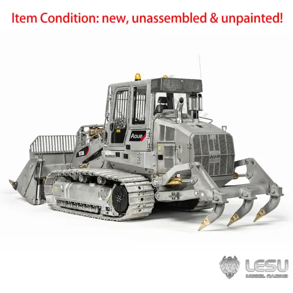 LESU 1:14 973K Hydraulic RC Loader Tracked Radio Control Car Upgrade Version Kit/PNP/RTR Light Sound System ESC Servo Motor
