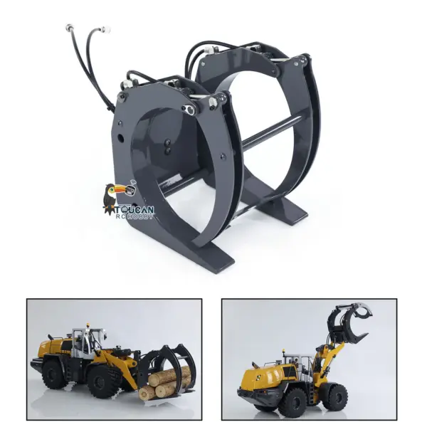 XDRC 580 1/14 Metal RC Hydraulic Loader Ready To Run Engineering Vehicles DIY Model Smoke Unit Lights ESC Servo Motor