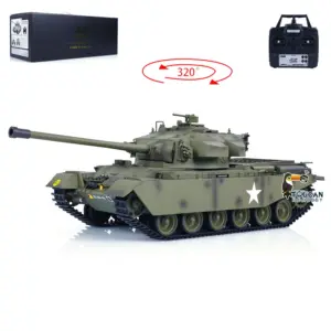 Tongde 1/16 RC Infrared Battle Tank Centurion MK5 Electric Remote Controlled Panzer Model Combat System Smoke BB Unit