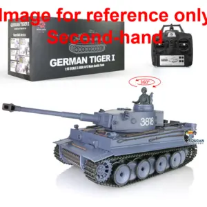 2.4Ghz Henglong 1/16 7.0 Plastic German Tiger I RTR RC Tank 3818 W/ 360?? Turret