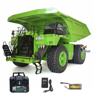 RTR 1/20 RC Hydraulic Mining Dumper Model 793D Flysky I6X Radio Remote Control Mine Truck Light System Alarm Sound Battery