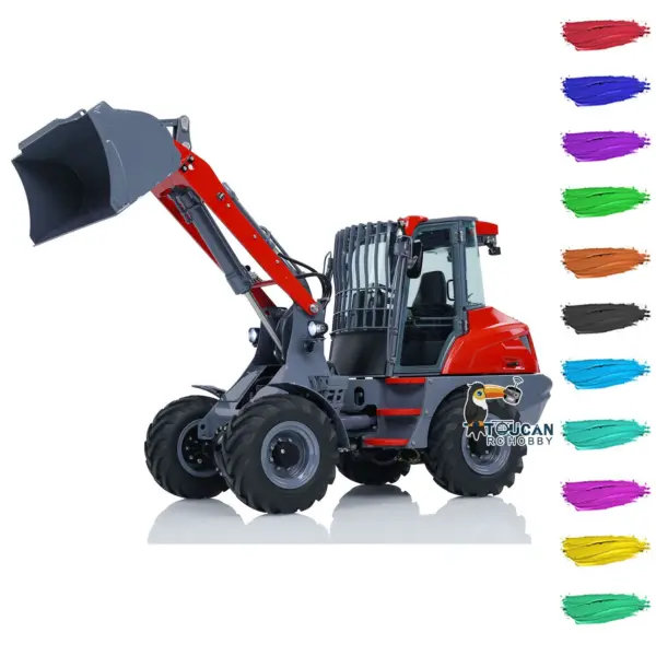 Customized LESU 1/14 AOUE-MCL8 Hydraulic RC Loader Remote Control Construction Vehicles Painted Assembled ESC Servo Motor