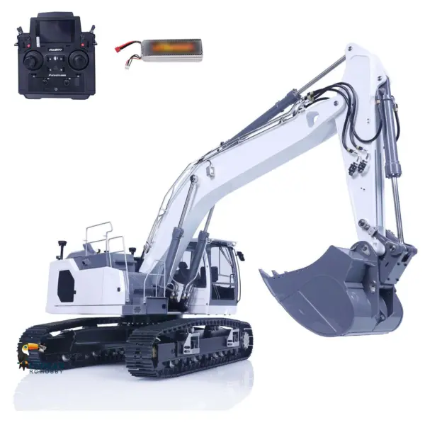 1/14 Scale LESU 945 Metal Hydraulic RC Digger LESU Aoue-LR945 Wireless Radio Control Excavator Assembled Painted Lights System 7CH Valve