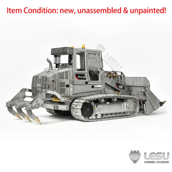 LESU 1:14 973K Hydraulic RC Loader Tracked Radio Control Car Upgrade Version Kit/PNP/RTR Light Sound System ESC Servo Motor