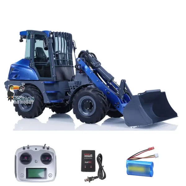 1:14 LESU Metal RC Hydraulic Loader AOUE MCL8 Remote Control Engineer Vehicles Simulation Car Electric Models