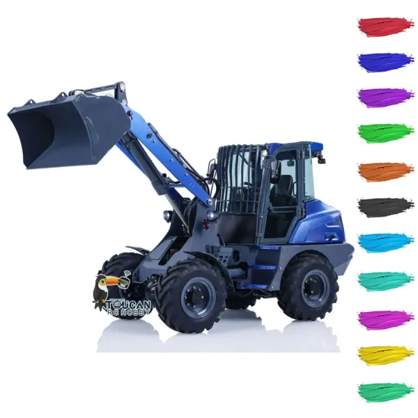 1:14 LESU Metal RC Hydraulic Loader AOUE MCL8 Remote Control Engineer Vehicles Simulation Car Electric Models