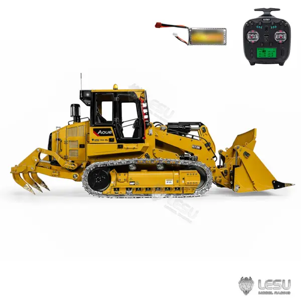 LESU 1:14 973K Hydraulic RC Loader Tracked Radio Control Car Upgrade Version Kit/PNP/RTR Light Sound System ESC Servo Motor