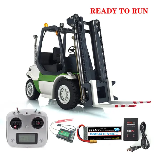 LESU 1/14 RC Hydraulic Forklift Transfer Car Painted RTR Truck Motor Light Battery Radio System Remote Control Vehicles