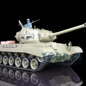 1/16 Scale Henglong 7.0 Radio Control Tank Plastic 7.0 Ver M26 Pershing 3838 w/ Smoking BB Shooting Gearbox Engine Sound Wheels
