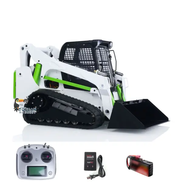 1/14 RC Hydraulic Skid-Steer Tracked Loader SM770 Remote Control Car Light Sound