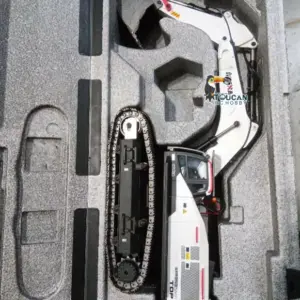1/14 HUINA RC Metal Excavator Model Toys 1594 Radio Control Digger Light Sound Battery